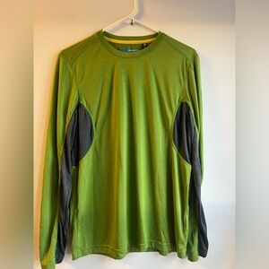 Mondetta green workout shirt top reflective small